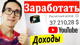 Монетизация YouTube 2022. Как заработать на Ютубе от 2000$ за месяц (делюсь опытом) #5