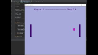 Ping Pong Game written in python