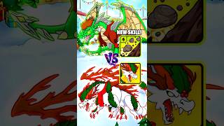 Sauryx New Skill VS Goldonyx New Skill Battle in dynamons world🔥 #dynamonsworld #shorts #pokemon