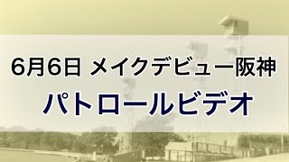 2020年6月6日　メイクデビュー阪神　(ダディーズビビット)　パトロールビデオ