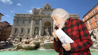 American Man confuse Fontana di Trevi for Piazza di Spagna.