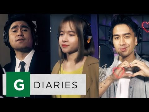 G Diaries Share the Love Theme Song Recording Session