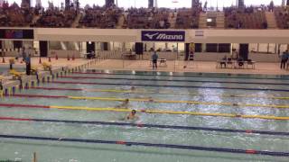 女子50ｍ平泳ぎ　勝間田