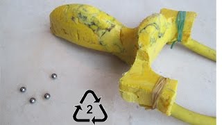Homemade HDPE Slingshot [The Art of Weapons contest entry 2015]