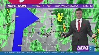 Rain pushing out tonight across Arkansas | Forecast February 8, 2023