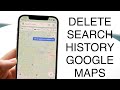 How To Delete Search History On Google Maps! (2023)