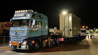 Heavy haulage truck - Transporting 220-224 ton transformer