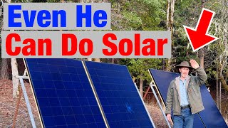 DIY Solar So Simple Even a Logger Can Do It