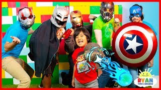 Ryan vs Marvel Avengers Infinity War Superhero Hide and Seek!