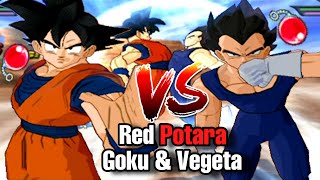 Red Potara Goku Vs Red Potara Vegeta Is The MOST Anime Fight Ever! Budokai Tenka
