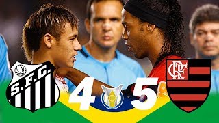 Santos 4 x 5 Flamengo - melhores momentos (GLOBO HD 720p) Campeonato Brasileiro 2011