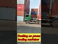 Trucking on proces loading container