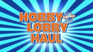 [haul] Hobby Lobby 50% off Paper Pad and Paper April 28 2017