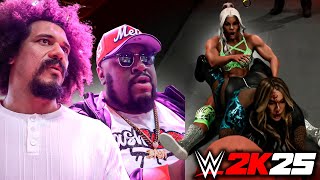 I Played WWE 2K25 VS CARLITO In a Womens UNDER GROUND MATCH