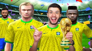 Coloquei o Haaland na Seleção pra Ganhar a Copa no Bomba Patch!