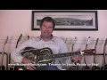 national reso phonic german silver tricone resonator nrp guitar demo