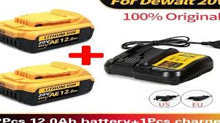 DCB200 batería de 20V Compatible con herramientas eléctricas dewalt, batería de litio reca