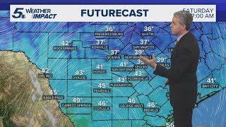 'Back door cold front' hits Saturday | KENS 5 Weather Impact Forecast