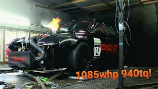 Dyno Day! Subaru vs Mitsubishi at English Racing. Tons of 1000+hp 4 bangers. PREracing Blackwidow