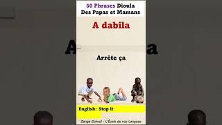 Partie 4/4 - Les Phrases en Dioula (Bambara) que les Parents disent fréquemment | Cours Zanga School