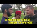 Speakers Corner/Part 2/Bob Takes On 3 Muslims/Quran 9:29, How Should Muslims Treat the Non Believers