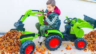 Tema pretend playing with toys and Ride On Power Wheels - Video collection for Children