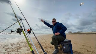 Fishing A Huge Sandy Beach With No Name