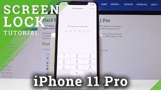 How to Add Password in iPhone 11 Pro - Set Up Screen Lock