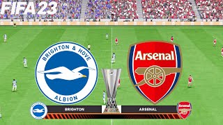 FIFA 23 | Brighton vs Arsenal - UEFA Europa League - PS5 Gameplay