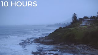 Ocean Thunderstorm & Stormy Sea Sounds | Heavy Rain & Thunder Sounds for Relaxing & Sleeping Deeply
