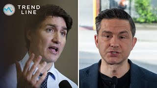 Trudeau vs Poilievre: New Nanos polling shows CPC has big lead | TREND LINE