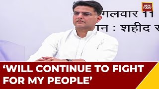 Congress Leader Sachin Pilot Takes A Dig At Rajasthan CM Ashok Gehlot, Says Will Fight For My People