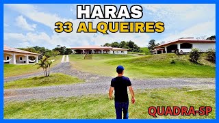 Haras de 33 alqueires à venda em Quadra-SP.