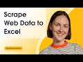 How to Scrape Data from Websites to Excel with Web Query