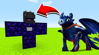 How To Spawn TOOTHLESS in Minecaft Pocket Edition/MCPE