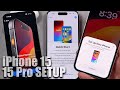 How To Set Up The iPhone 15 Pro Max Tutorial - iPhone 15 Setup Guide