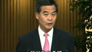 梁振英願研究國教科中間方案 (7.9.2012)