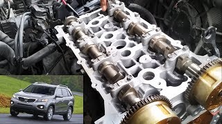 KIA sorento 2011 cylinder Head install part 4