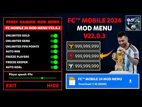 FC Móvil Mod Apk V22.0.03| Dinero definitivo, gemas definitivas y puntos FC definitivos