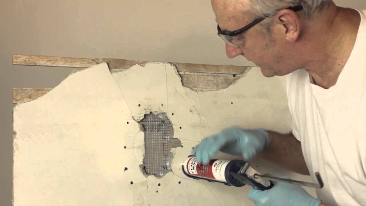 DIY Plaster Patching — How To Patch Plaster After Removing An ...