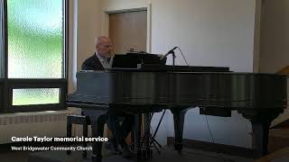 Carole Taylor memorial service