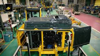 Komatsu way of manufacturing at the Japanese plant