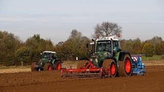 [GOPRO] Ploughing and Seeding with TWO FENDT VARIO 820 - Jacquinet et Fortemps au semis 2013