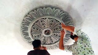 Amazing Ceiling Flowers | new ceiling flower - কম খরচে শিলিংফুল।