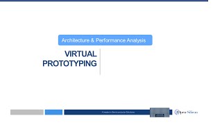 Virtual Prototyping Performance Analysis Demo