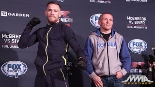 UFC Fight Night 59: Conor McGregor vs. Dennis Siver Staredown