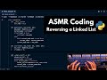 ASMR Linked List practice in Python | keyboard typing | whispered