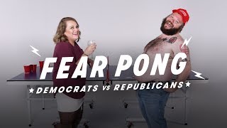 Democrats & Republicans Play Fear Pong (Chelsea vs. Tom) | Fear Pong | Cut
