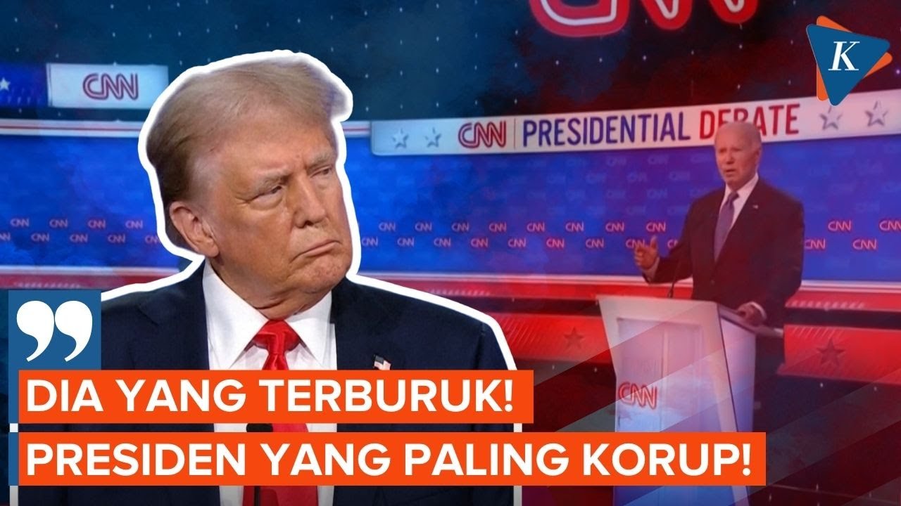 Donald Trump Klaim Menang Debat, Ejek Biden Presiden Terburuk Dan ...