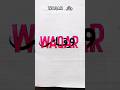 Waqar وقار | Boys & Girls Name #shorts #viral #art #design #name #logo #brand #status #foryou #fyp